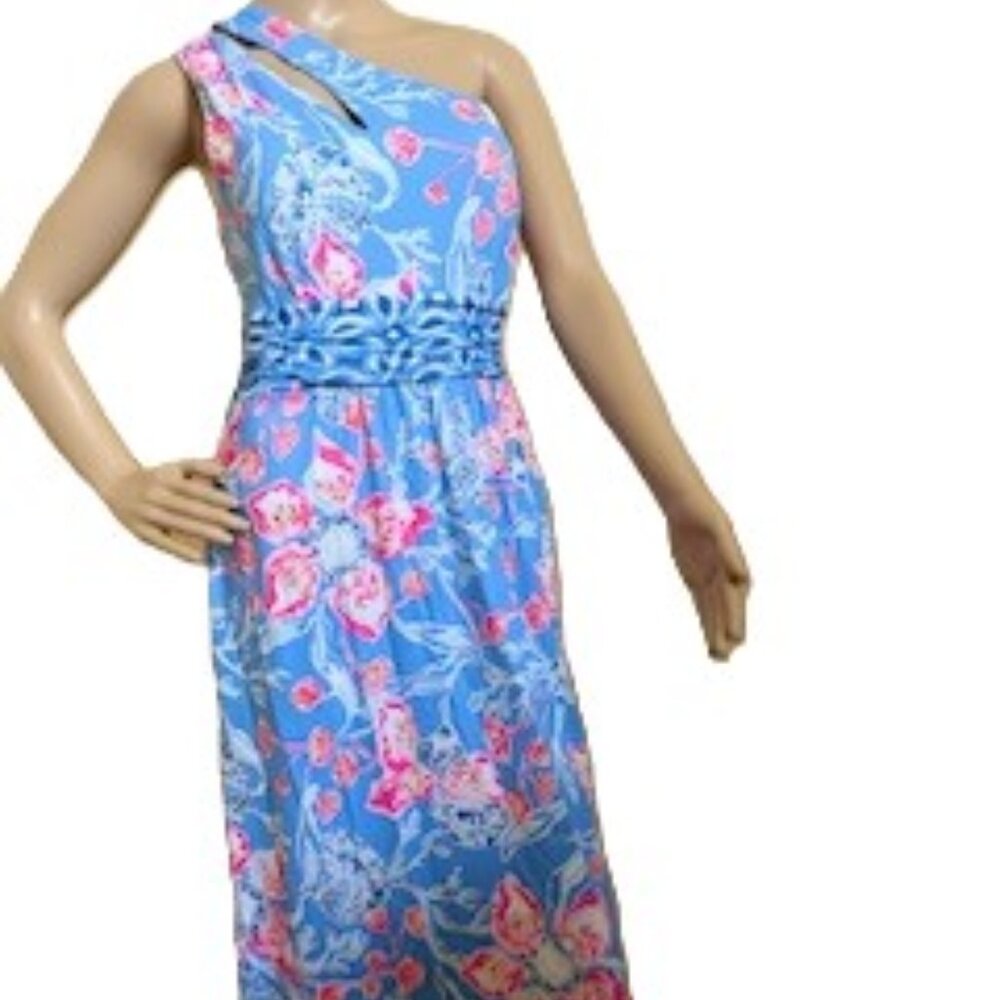 Lilly Pulitzer One Shoulder Midi Dress - New